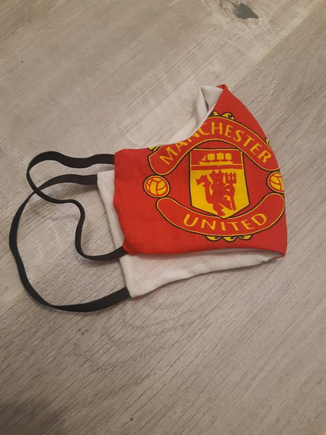 Manchester United face mask. Adult teenagers kids. Must have Etsy