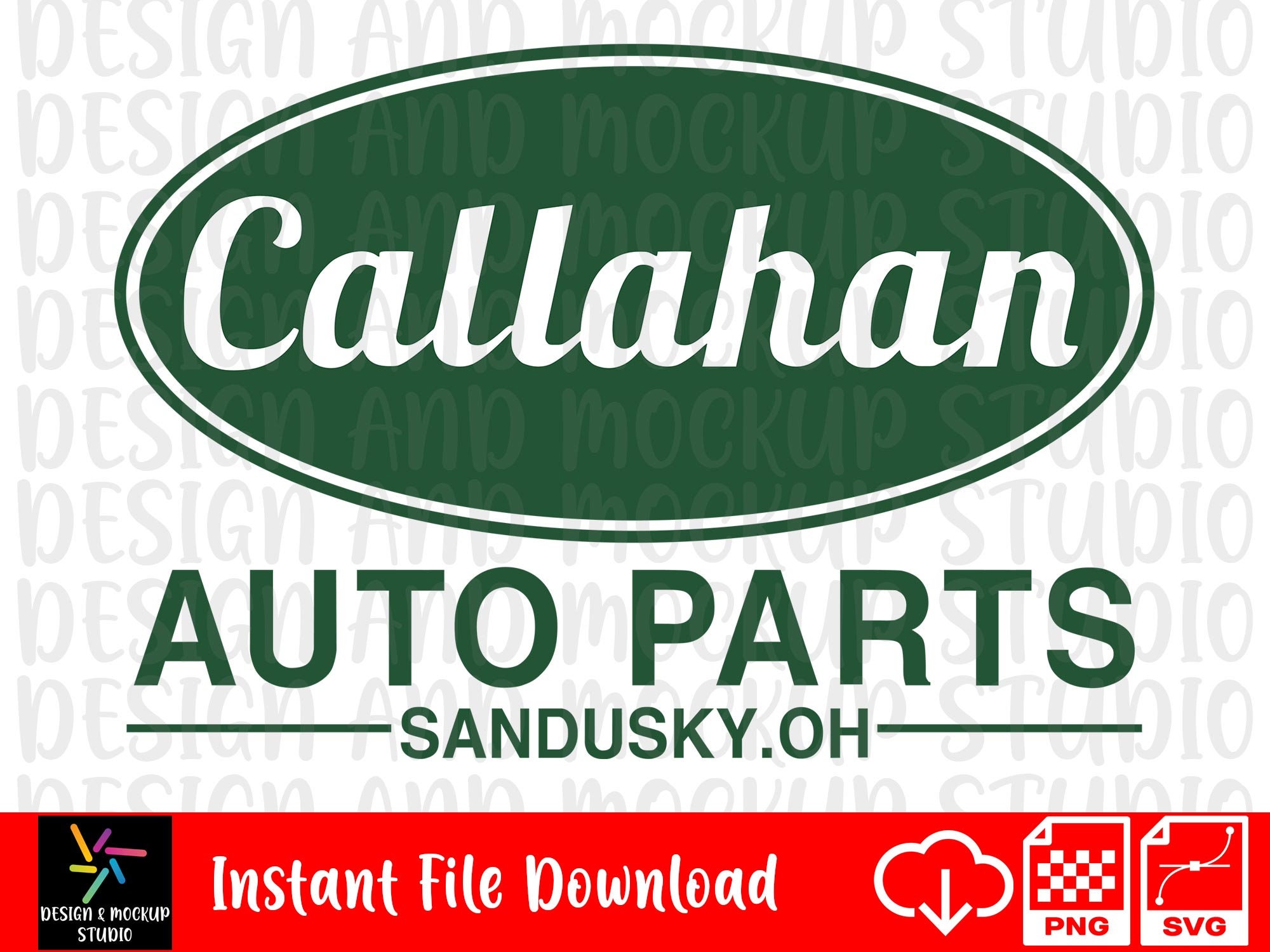 Callahan Auto Parts SVG Digital Download Digital Image Etsy