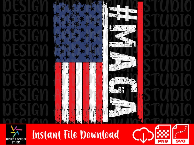 Trump MAGA SVG Png Digital Download MAGA Digital image | Etsy