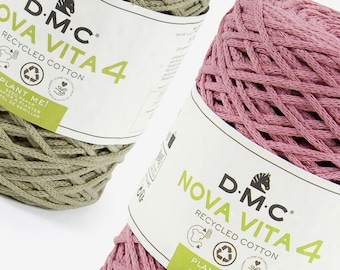 DMC Nova Vita 4, recycled cotton cord for crochet, knitting and macrame