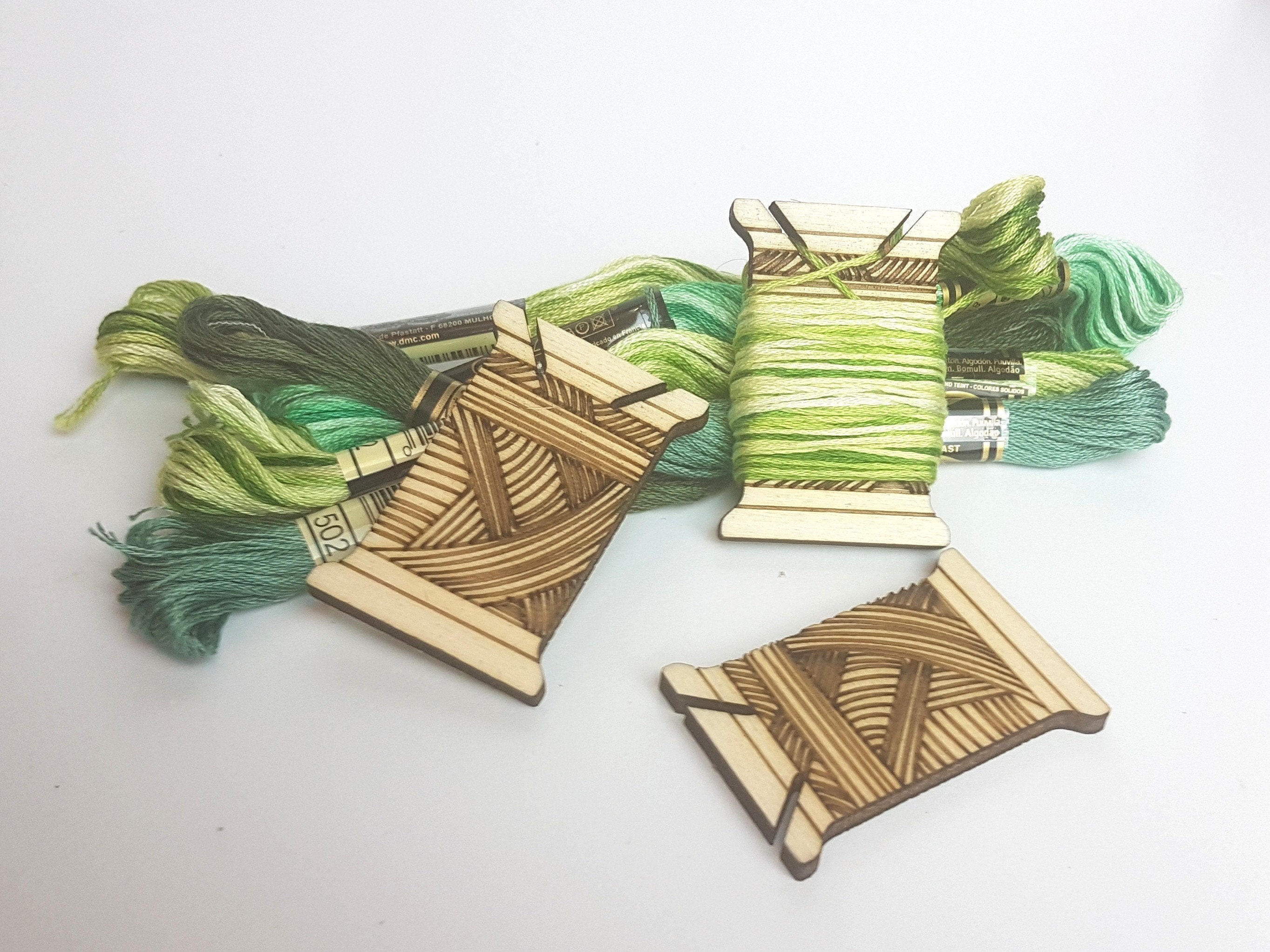 Bobbin Floss Organizer Embroidery Thread Organizer Etsy