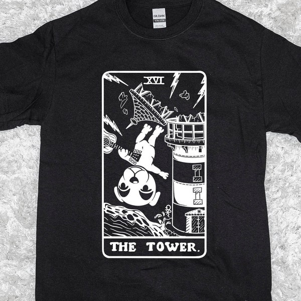 K.K. Slider as The Tower T-Shirt | Tarot Collection