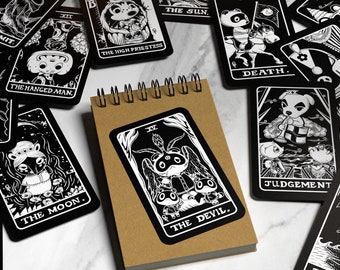 Sticker Collection | 24 Stickers - Major Arcana & 2 "Card" Backs | Animal Crossing