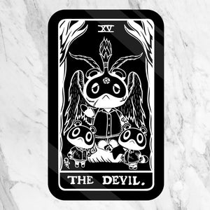 Pegatina de vinilo de Tom Nook como el diablo