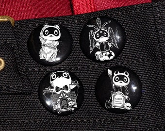 1" Button Pins | Animal Crossing