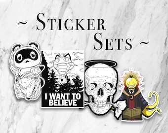 Sticker Sets | Nooks - Cosmic Nature Skulls - Anime