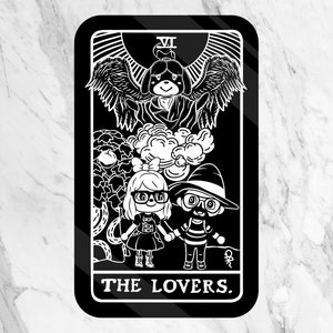 Vinyl Sticker of The Lovers