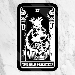Vinyl Sticker of Sable as The High Priestess