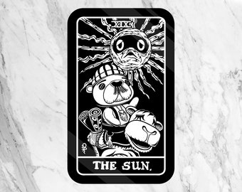 Vinyl Sticker of Pascal as The Sun