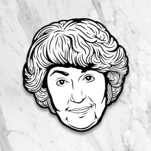 Vinyl Sticker Dorothy Zbornak | Headshot Idols Collection