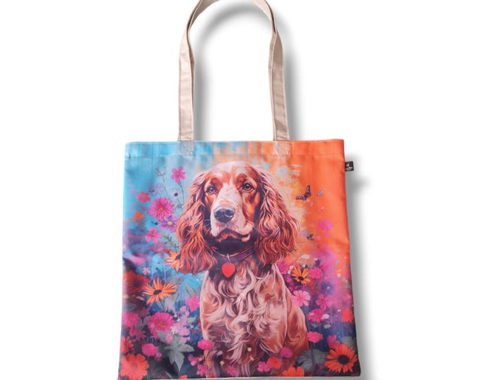 Tote bag - water colour dog breed