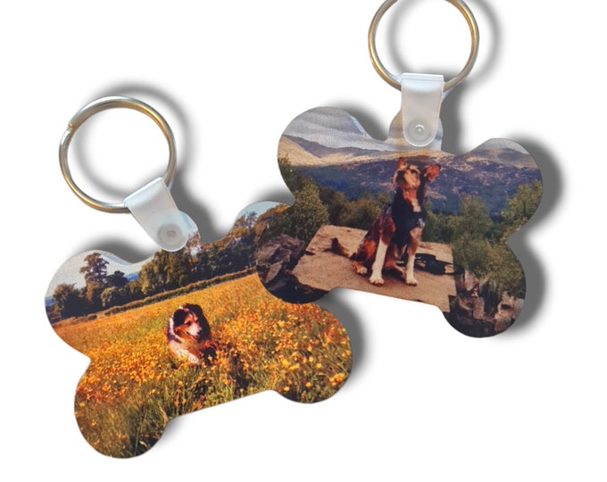 Personalised photo keyring