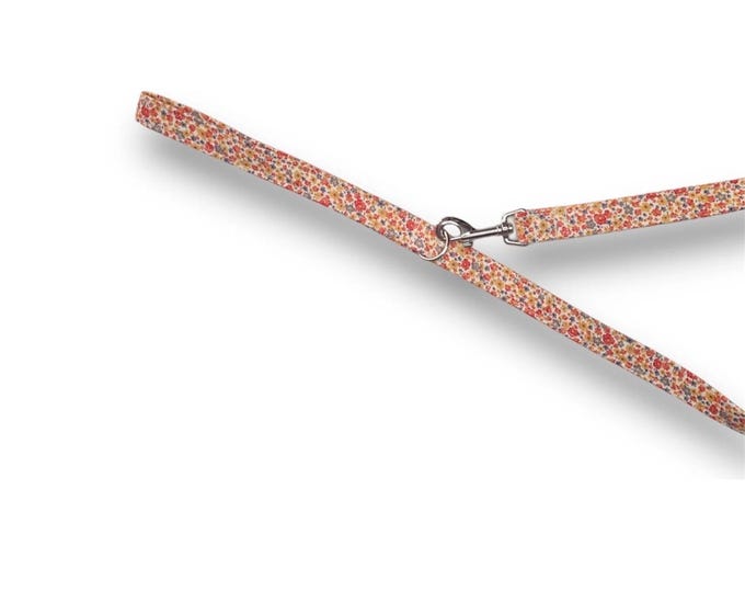 Orange Ditsy Dog collar