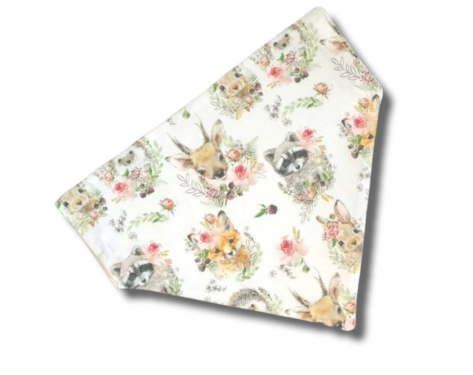 Wild animals, Easter, spring dog bandana