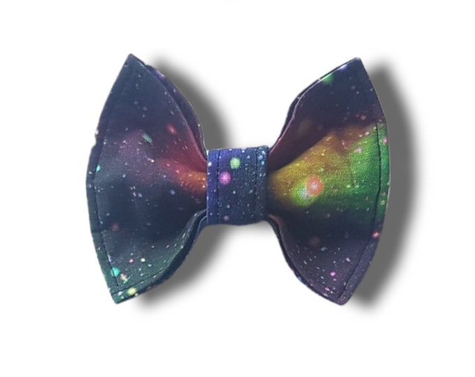Galaxy Dog Bow Tie