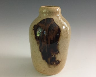 Sake stijl fles vaas, hand gegooid
