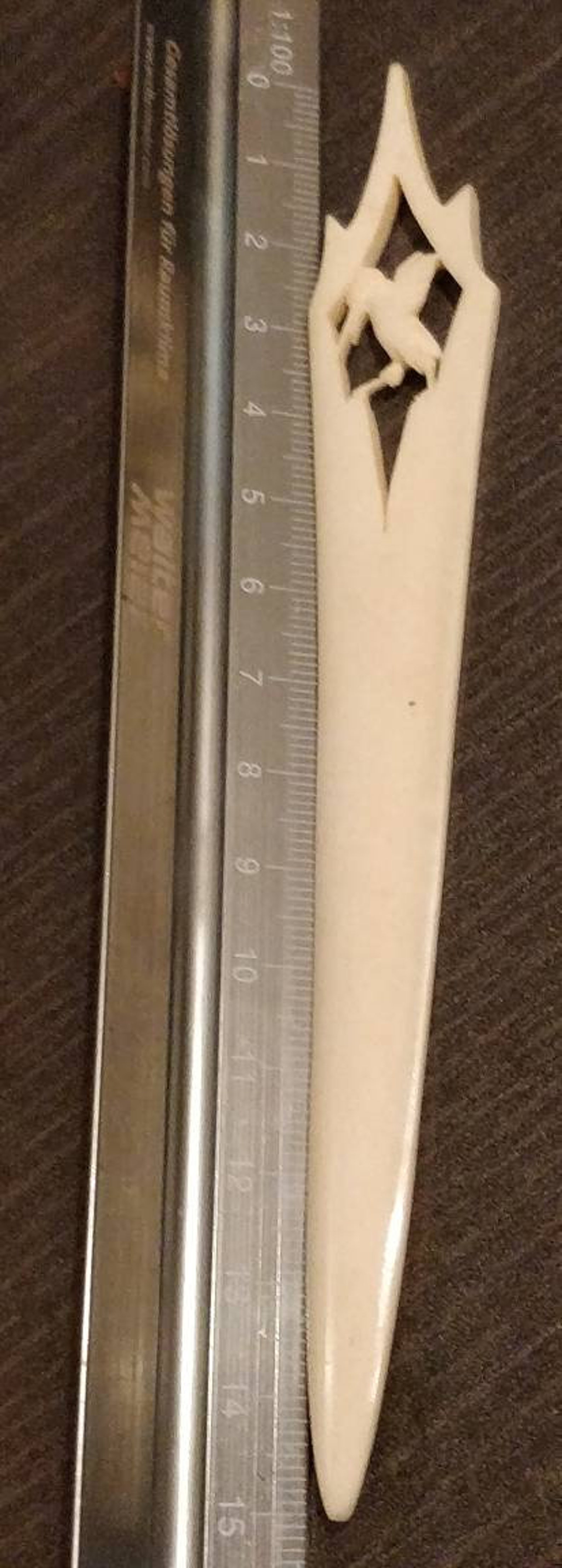 Antiker Brieföffner aus Elfenbein handgeschnitzt | Etsy