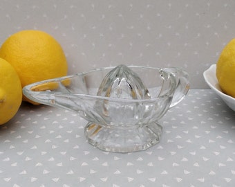 Beautiful glass lemon squeezer