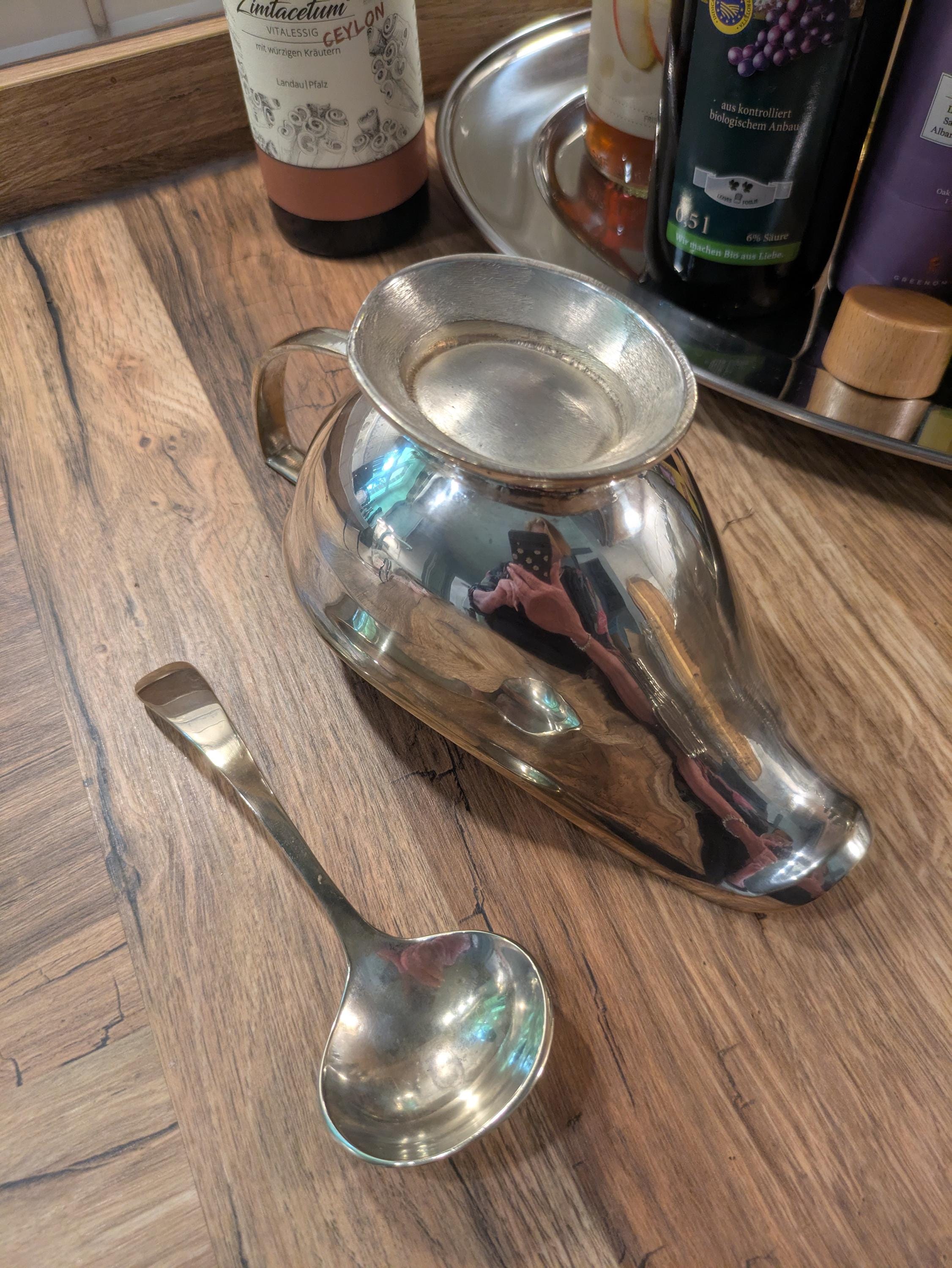 Andrea House Saucière avec cuillère inox 8424159838765