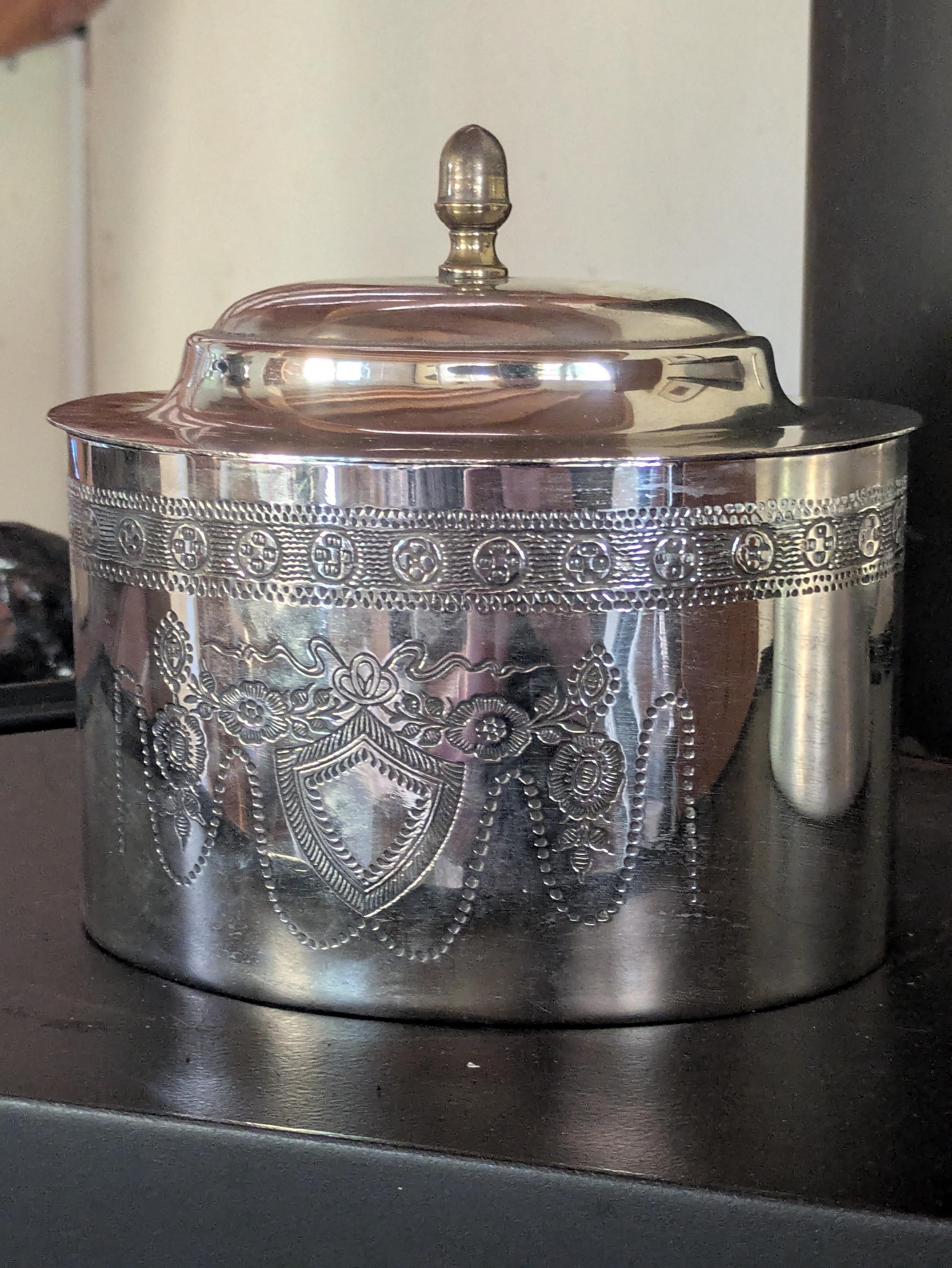 Silverplate Tea Caddy - Etsy