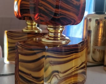 Beautiful crystal glass bottle