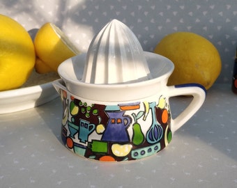 Colorful Goebel lemon squeezer