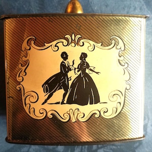Beautiful vintage tea caddy