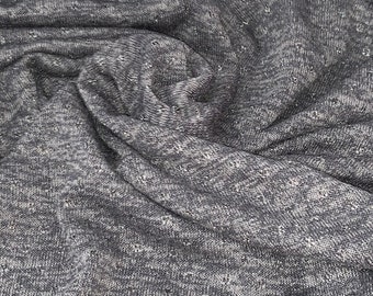 Hole knit - Lurex, grey