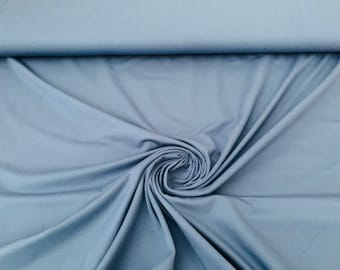 Jersey, cotton jersey, uni, light blue