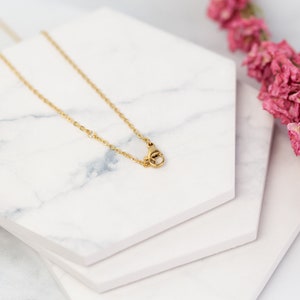 Real Pressed Forget Me Not Necklace in Hammered Gold Bezel. Something Blue Wedding Bridal Bride Flower Girl Bridesmaid Jewellery. image 3