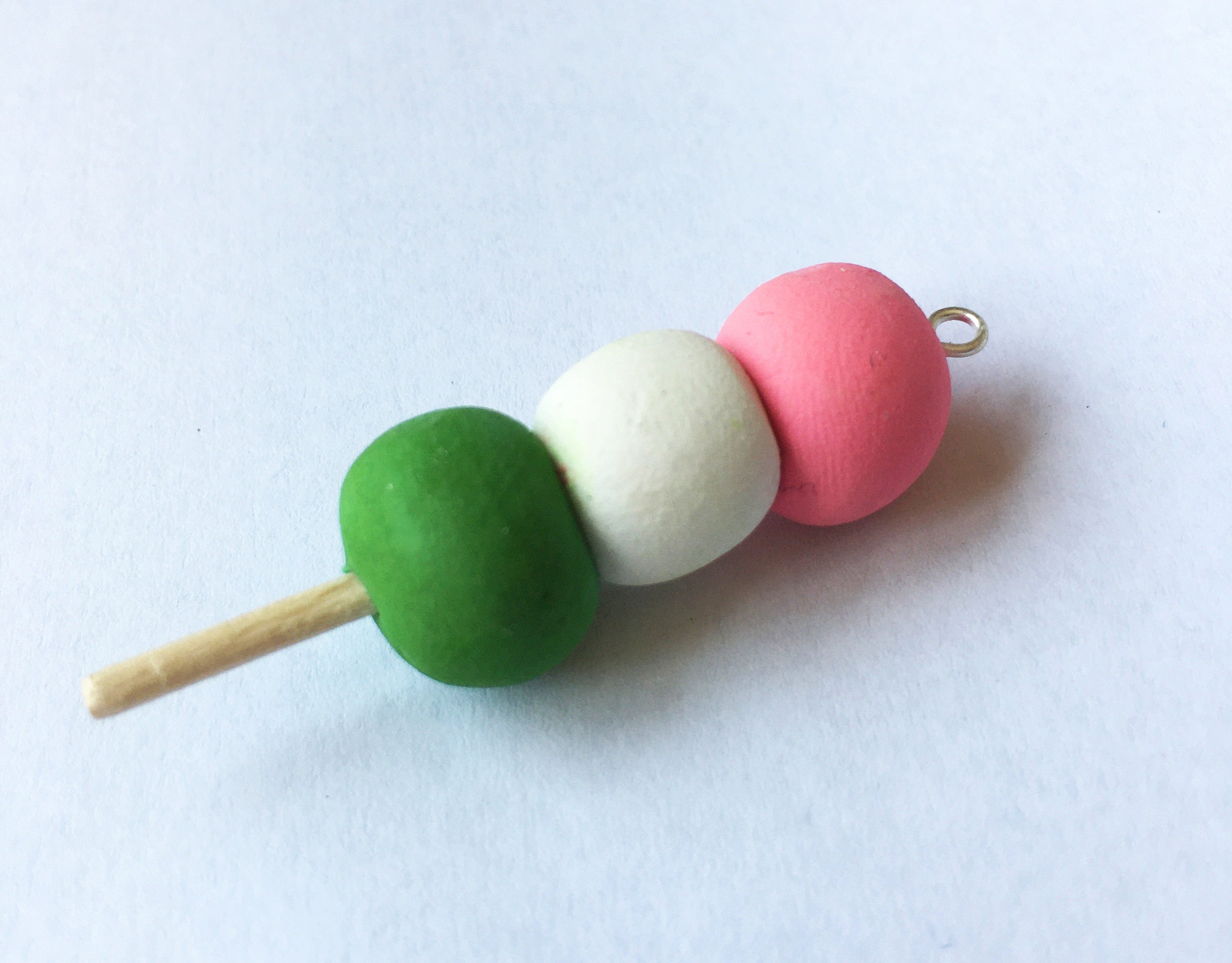 Dango Japense Sweet Keychain, Earrings, & More - Polymer Clay - Etsy