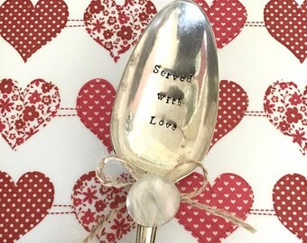 Served With Love - Hand Stamped Vintage Cutlery