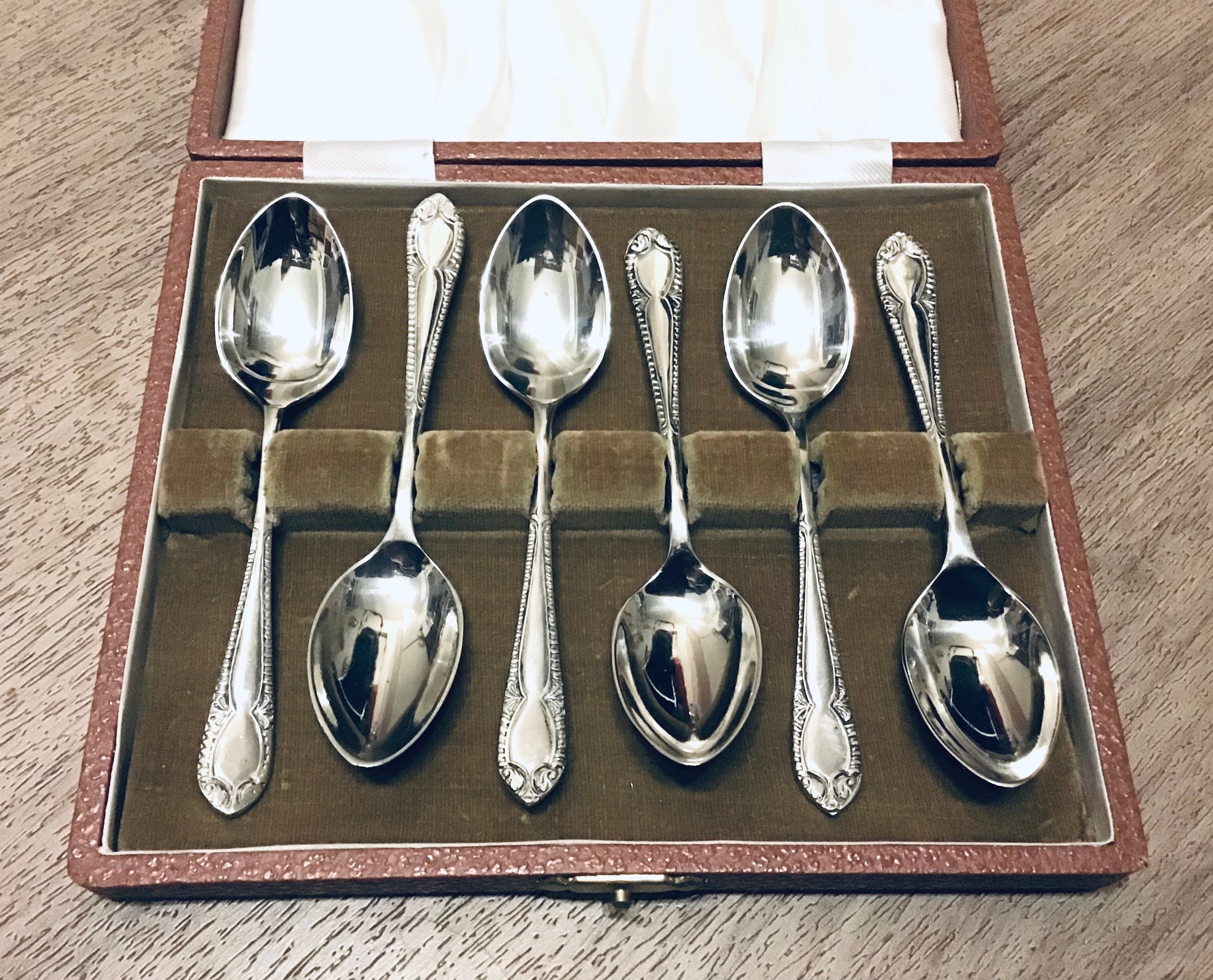 Personalise me Teaspoon Set in Original Box Hand Stamped Etsy