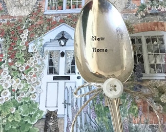 New Home - Hand Stamped Vintage Cutlery