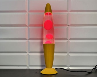Mesa Vintage Lava Lámpara rojo cohete espacial estilo lámpara espacio lámpara decoración lámpara regalo rojo lava azul lámpara relax lámpara