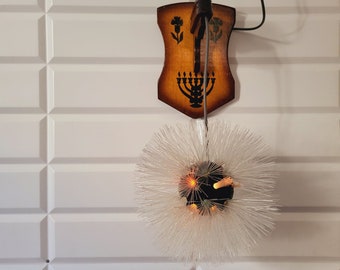 Very Rare Vintage Lamp Sconce Fiber Optic Lamp Hanging Wall Lamp