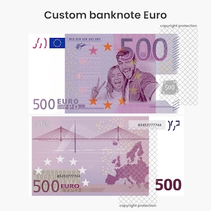 Printable play money euro -  France