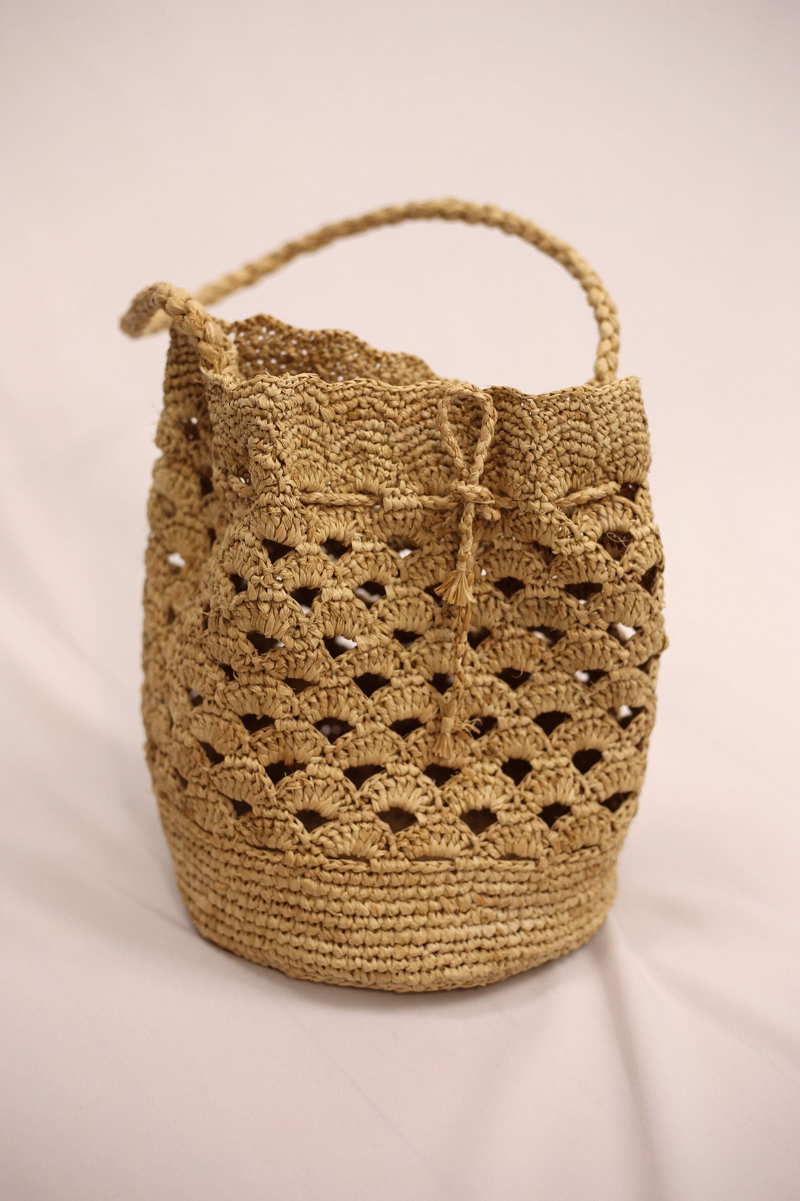 Basket Crochet Jane Tea Rose Gold - French Bazaar main image 1