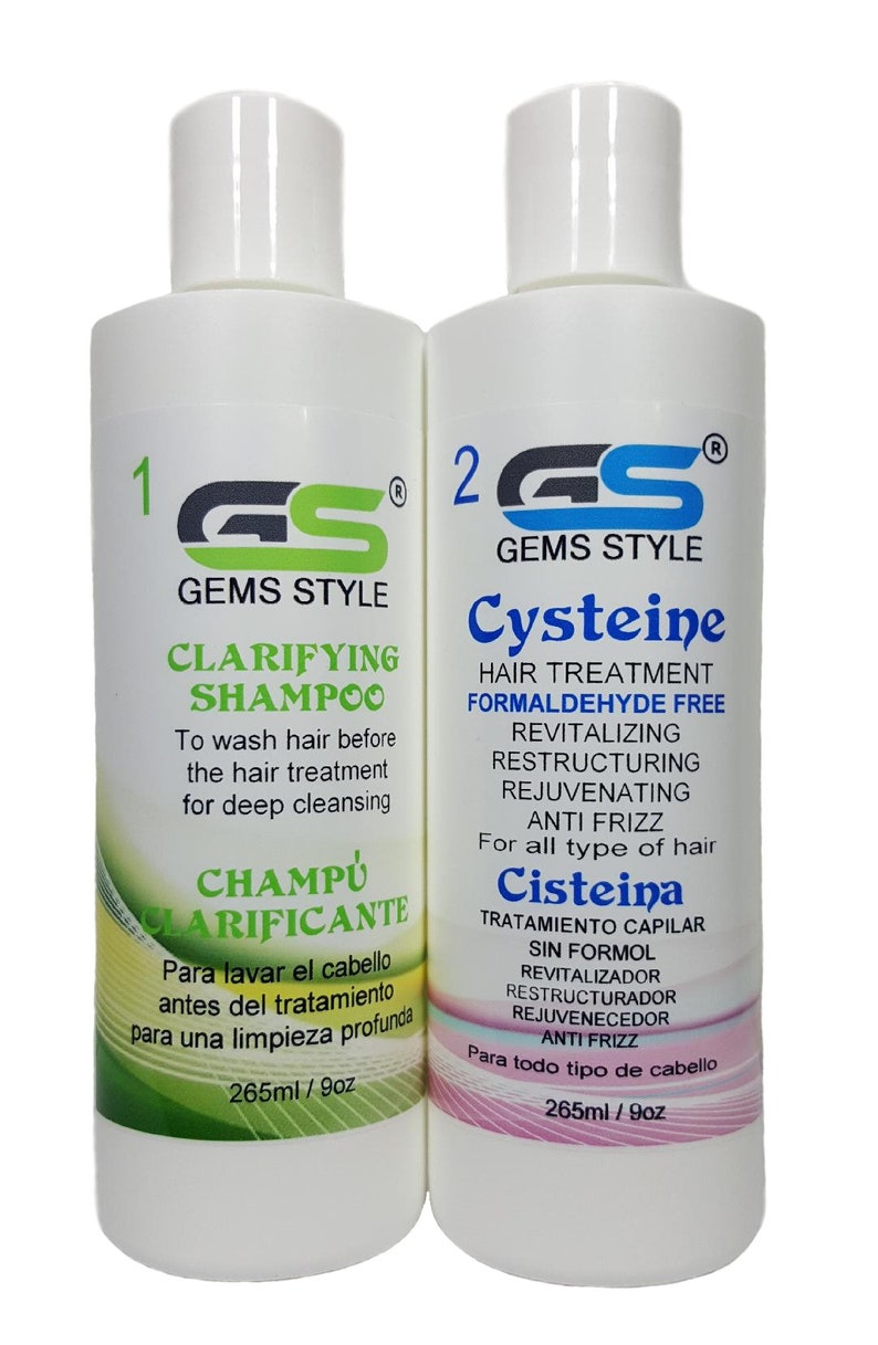 Cysteine Treatment For Curly Hair GS Cysteine Hair Smoothing Treatment Organic/Formaldehyde | Etsy