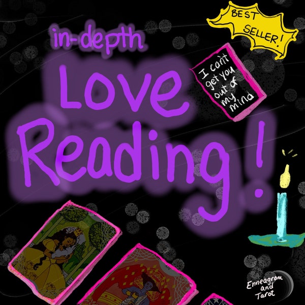 Same Hour, IN DEPTH Same Day Detailed Love Tarot Reading Fast response: Love Guidance 6 cards! Psychic Reading, Future Love, In Separation