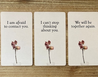 WITHIN ONE HOUR 3 message cards from your person; how they feel towards you currently—love tarot reading