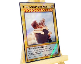 Custom/Personalized Yugioh Trading Card TCG Deck Duel Invitation Gift Anniversary Birthday Proposal Wedding Him/Her Boyfriend/Girlfriend