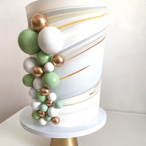 IMPERFECT Balls Tortendeko Geburtstags-Kuchendekoration Mini Balls Back-Dekoration Cupcake-Topper Kuchendekoration-Ideen