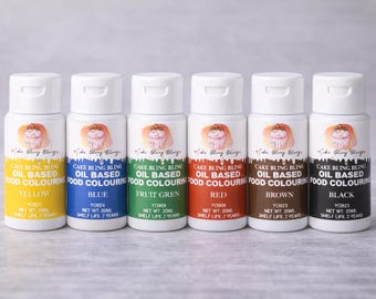 Colorants alimentaires à base d'huile, couleurs pour décoration de gâteaux, chocolat, crème au beurre, fondant, colorants pour pâtisserie