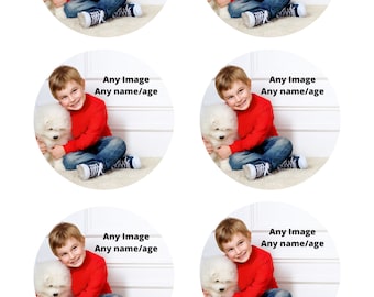 Custom Photo Edible Cake/Cupcake Toppers: Wafer Paper or Icing Sheet