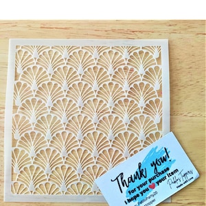 Cake Stencil, cake decoration with stencil tool, cake stencil, reusable stencil, Mylar stencil