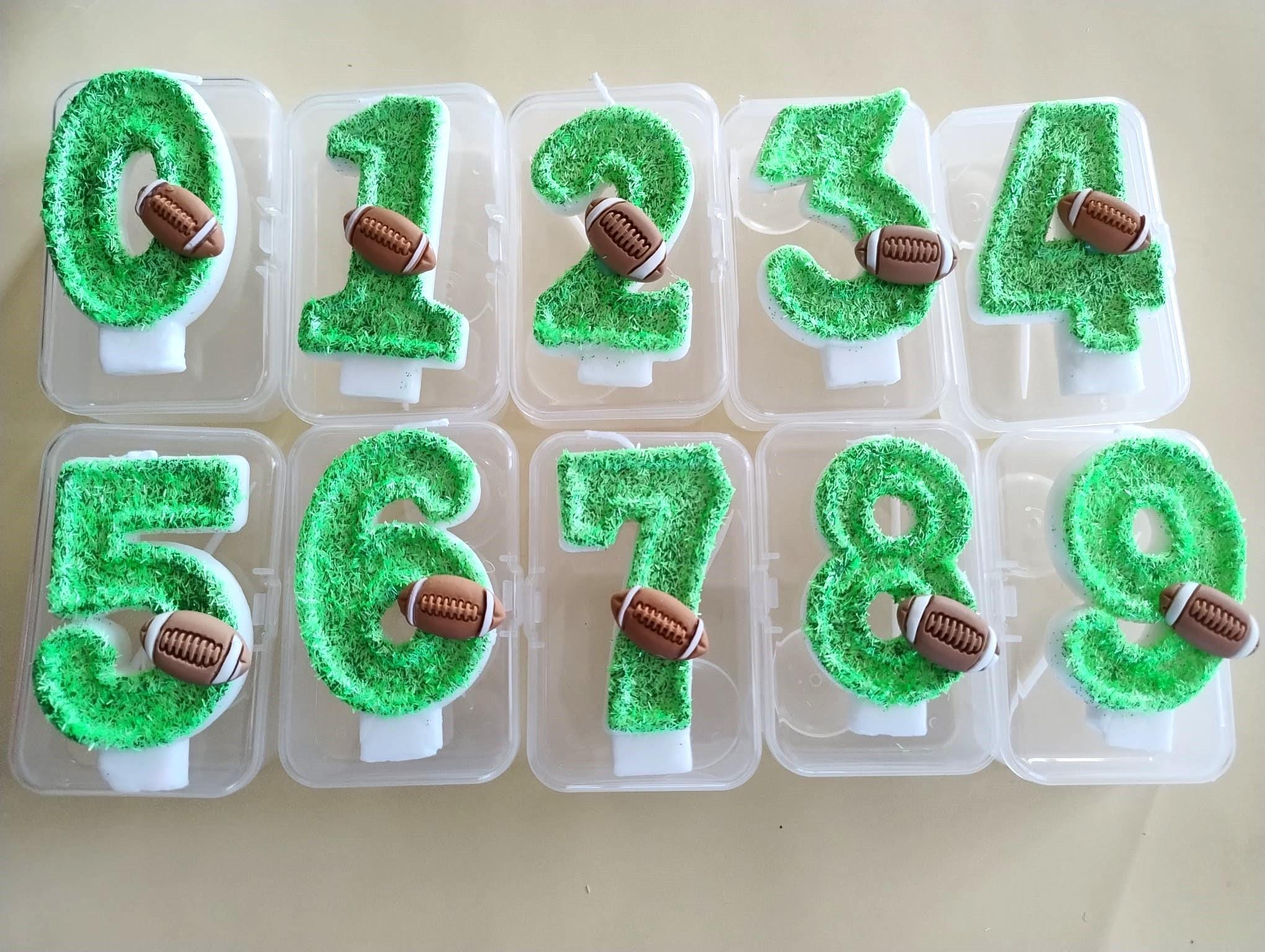 PARENCE - Candela per Torte con Numero Dorato 2 - Candela Numerica per Compleanni, Feste e