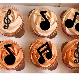 Musik Cupcake Topper Partydekoration Thema Musik Geburtstag Dekor Rockstar Cupcake Toppers Musik Thema Geburtstag Dekor Musiknoten Picks