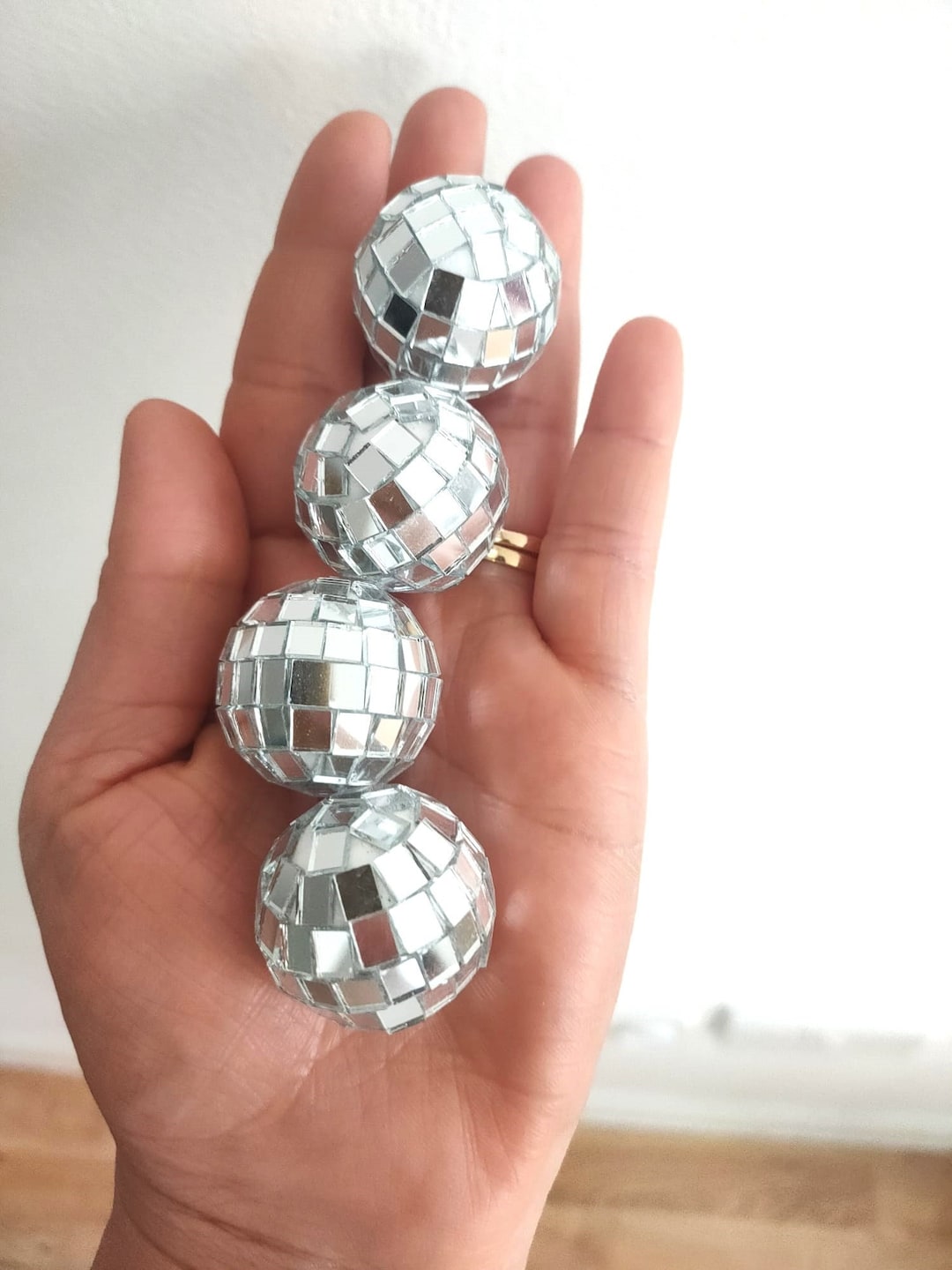 Silver Disco Cake Topper Decoration Birthday Disco Theme Cupcake Topper ...