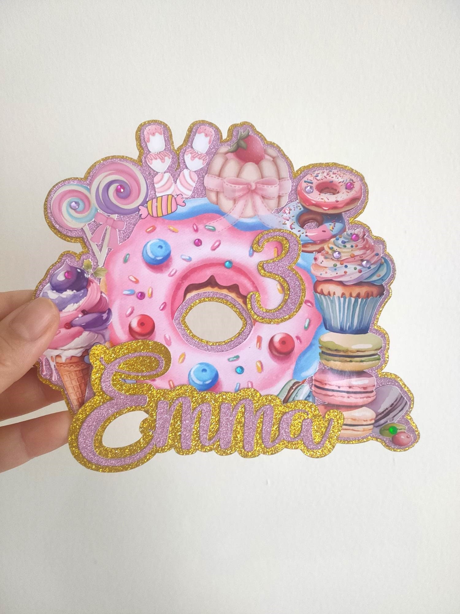 Sweet Birthday cake topper